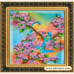 Набор для вышивания бисером АБРИС АРТ "Апрель"